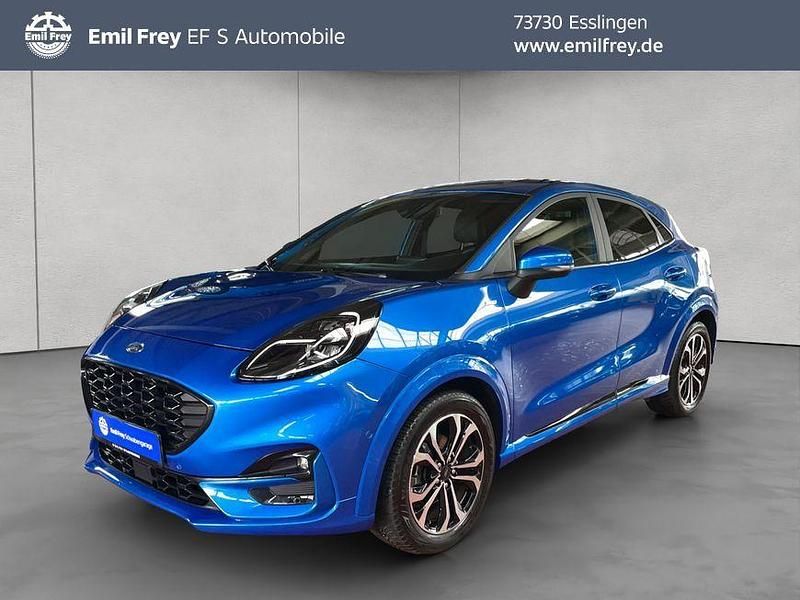Desert island blue Gebraucht 2021 Ford Puma ST-Line X SUV | 14.890 € (Fairer Preis) - Bild 1/4