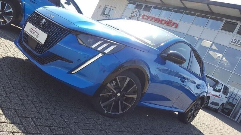 Vertigo blau Gebraucht 2023 Peugeot e-208 GT Kleinwagen | 28.990 € (Teuer) - Bild 1/4