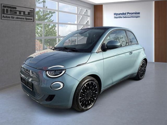 Blau Gebraucht 2021 Fiat 500e Icon Kleinwagen | 15.985 € (Fairer Preis) - Bild 1/4