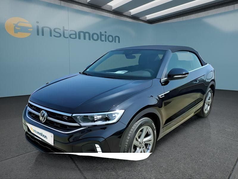 Schwarz Gebraucht 2022 VW T-Roc Cabriolet Cabrio | 29.149 € (Fairer Preis) - Bild 1/4