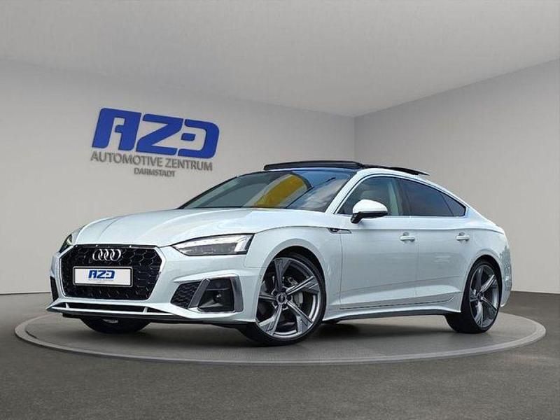 Gletscherweiß metallic Gebraucht 2022 Audi A5 S-Line Coupé | 44.444 € (Teuer) - Bild 1/4