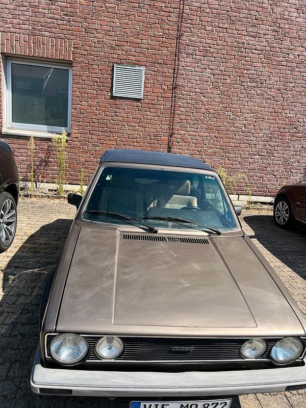 Braun Gebraucht 1987 VW Golf Cabriolet Karmann Cabrio | 6.450 € - Bild 1/4