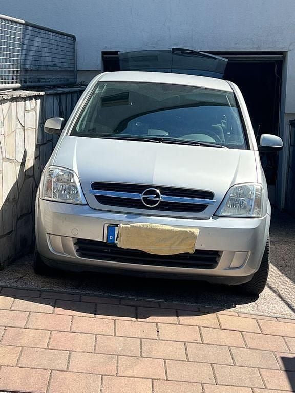 Silber Gebraucht 2003 Opel Meriva Van / Kleinbus | 1.200 € (Superpreis) - Bild 1/3