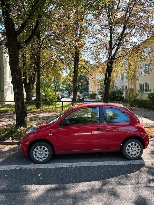 Rot Gebraucht 2010 Nissan Micra Kleinwagen | 1.000 € (Superpreis) - Bild 1/4