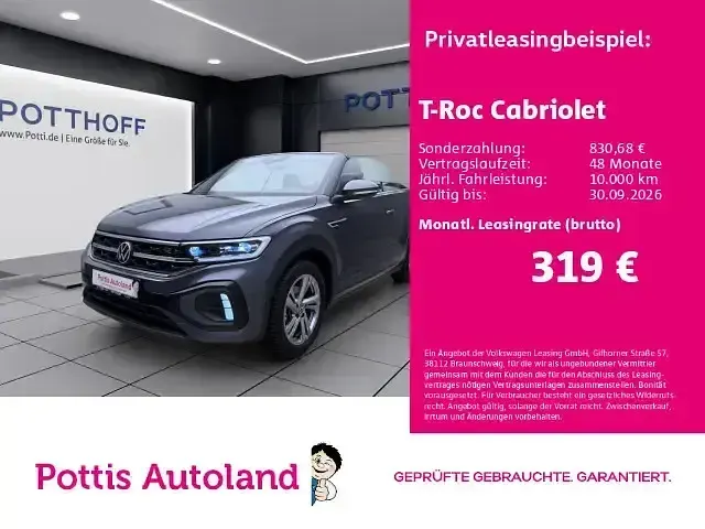 Gebraucht VW T-Roc Cabriolet R-line 150 PS (110 kW) 2025 Cabrio