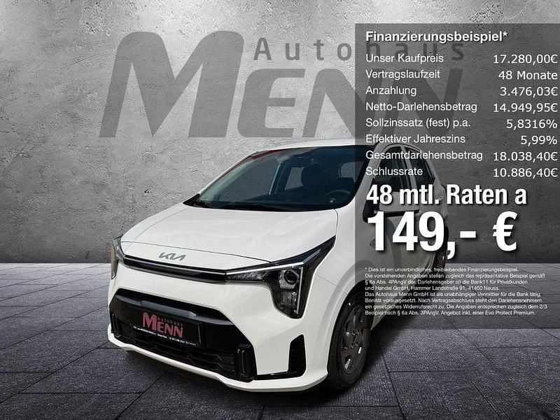 Gebraucht Kia Picanto Vision 63 PS (46 kW) 2025 Weiß Kleinwagen