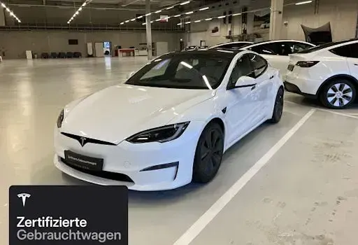 Used Tesla Model S 492 kW (670 HP) 2024 White Hatchback