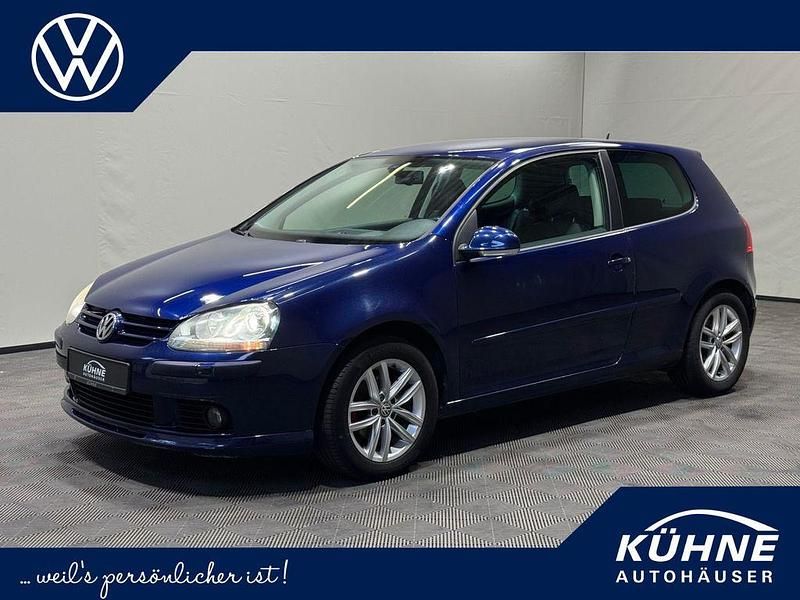 Shadow blue metallic Gebraucht 2006 VW Golf V Goal Limousine | 1.950 € (Superpreis) - Bild 1/4