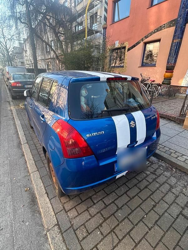 Gebraucht Suzuki Swift 2007 Blau Kleinwagen