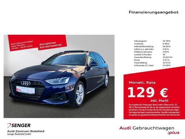 Blau Gebraucht 2024 Audi A4 Advanced Plus Kombi | 39.780 € - Bild 1/4