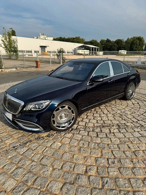 Blau Gebraucht 2007 Mercedes S500 Limousine | 26.999 € - Bild 1/4