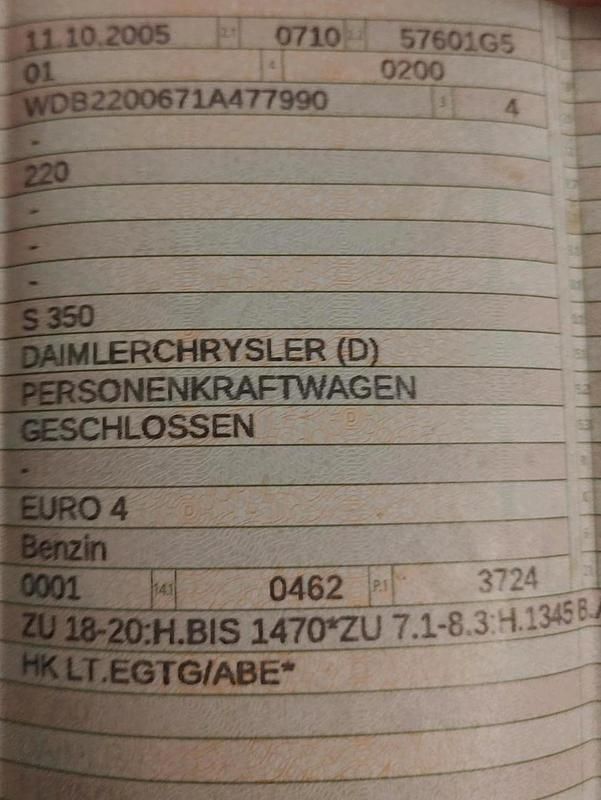 Gebraucht Mercedes S350 Edition 245 PS (180 kW) 2005 Blau Limousine