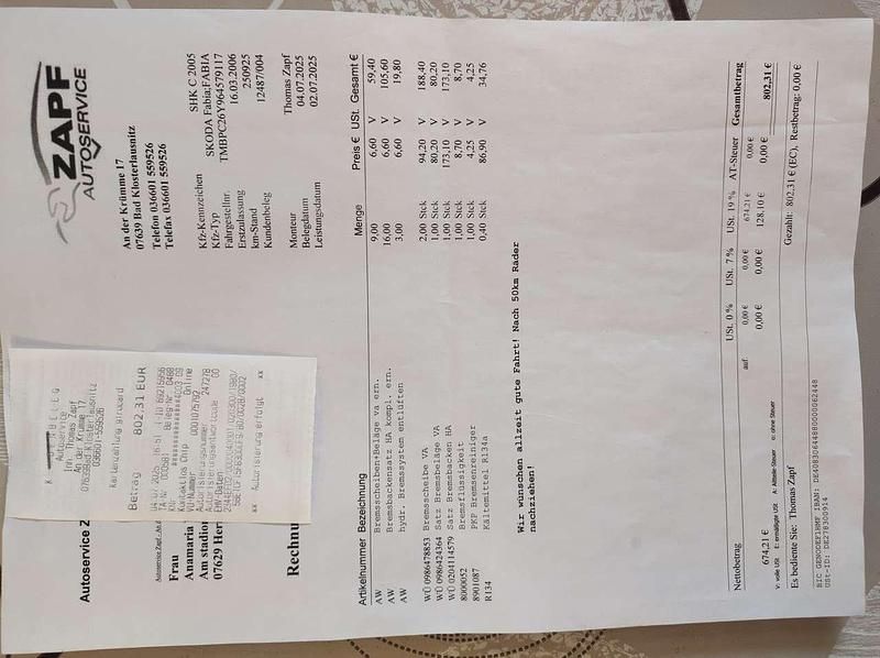 Gebraucht Skoda Fabia Ambiente 75 PS (55 kW) 2005 Kombi