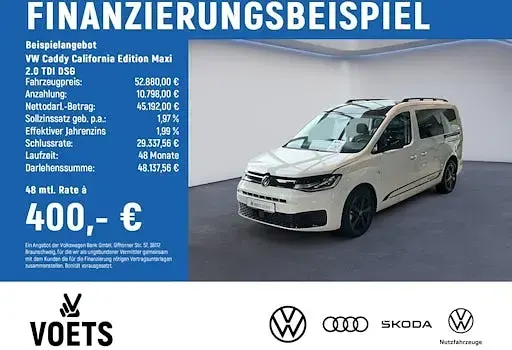 Neu VW Caddy Maxi Edition 122 PS (89 kW) 2026 Weiß Van / Kleinbus