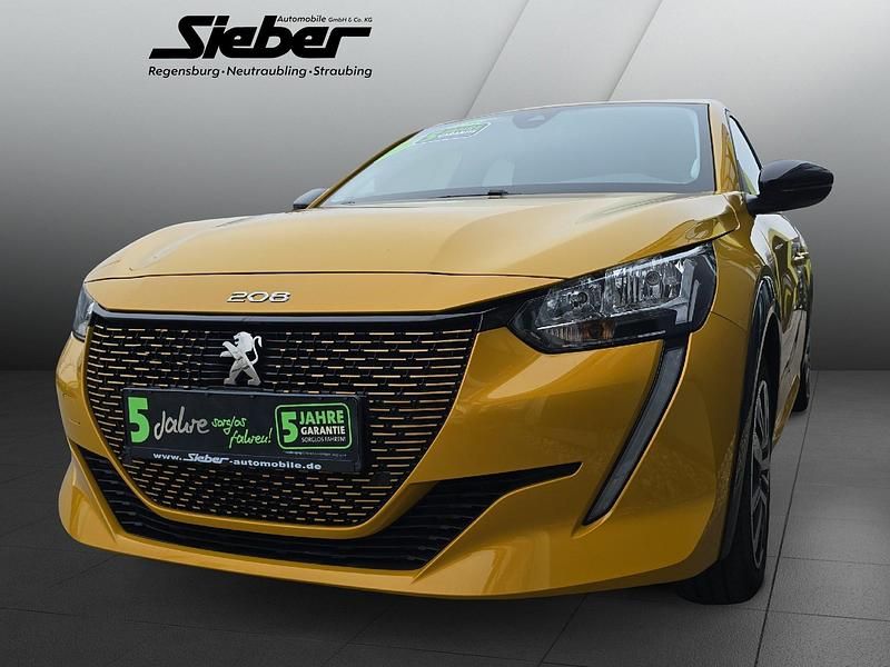 Gebraucht Peugeot e-208 Active 100 kW (136 PS) 2022 Lack gelb faro/typ aussenverkleidun Kleinwagen