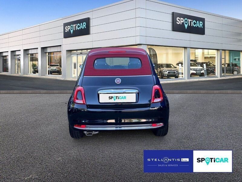 Second-hand Fiat 500C Star 69 CP (50 kW) 2020 Negru Cabrio