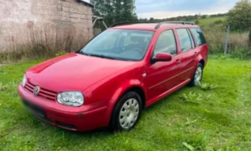 Rot Gebraucht 2003 VW Golf IV Kombi | 1.000 € (Superpreis) - Bild 1/4