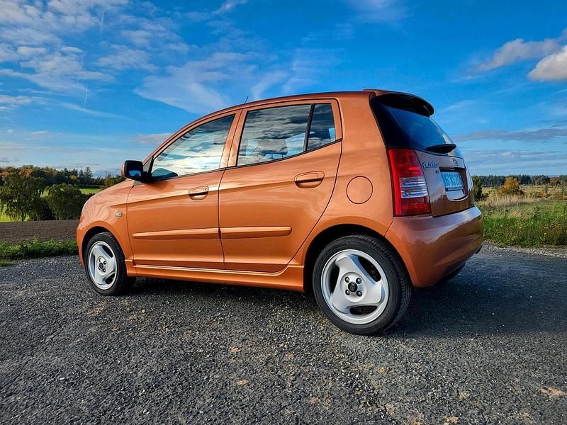 Gebraucht Kia Picanto EX 65 PS (47 kW) 2005 Orange Kleinwagen