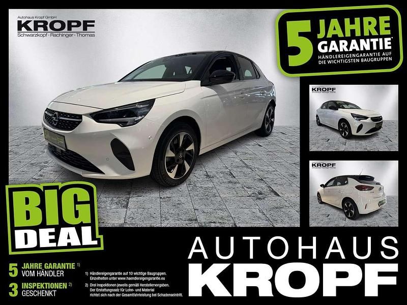 Jade weiss/arktis weiss Gebraucht 2022 Opel Corsa-e Elegance Kleinwagen | 16.290 € (Fairer Preis) - Bild 1/4