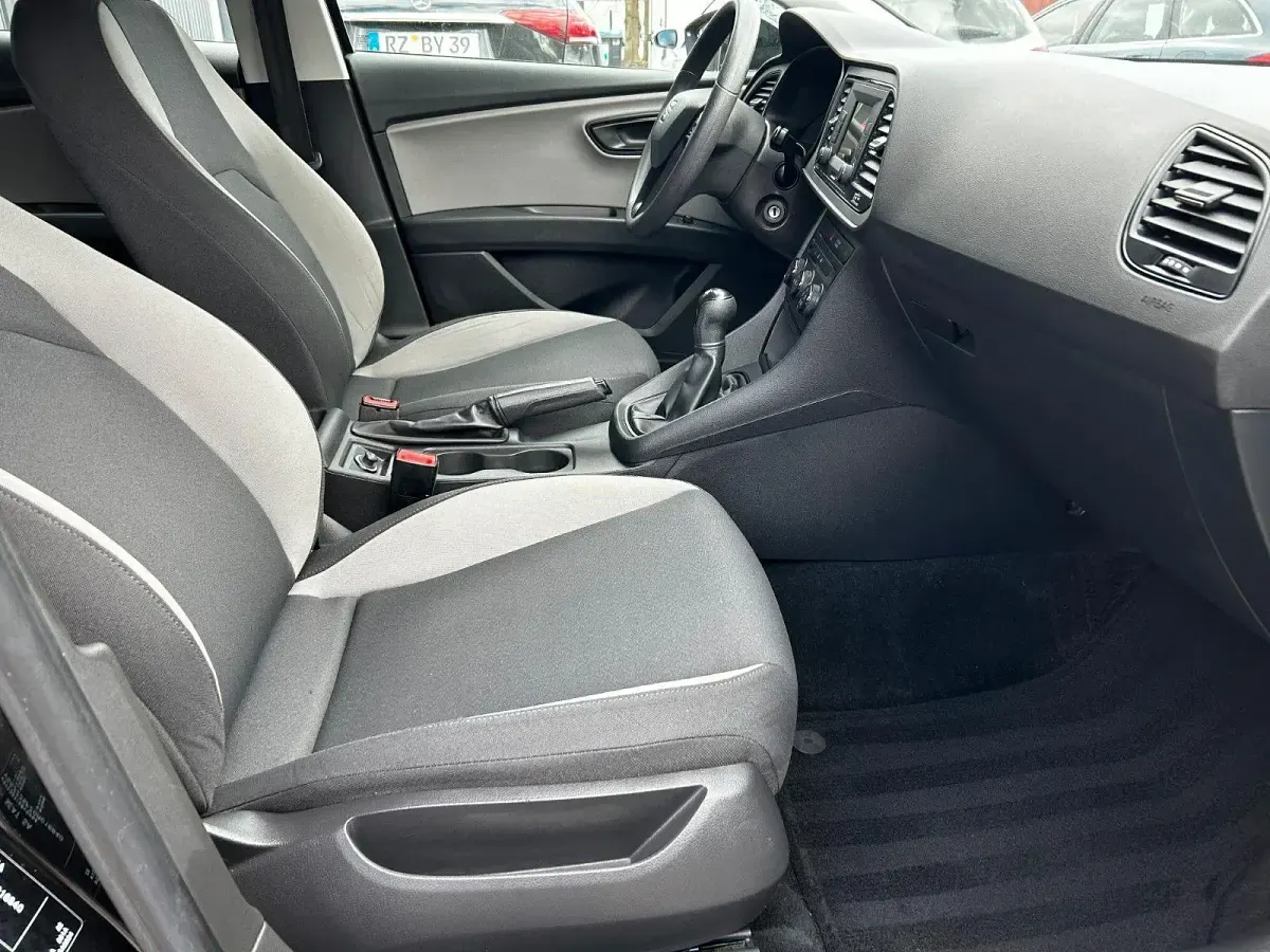 Brugt Seat Leon Reference 86 HK (63 kW) 2015 Sort Sedan