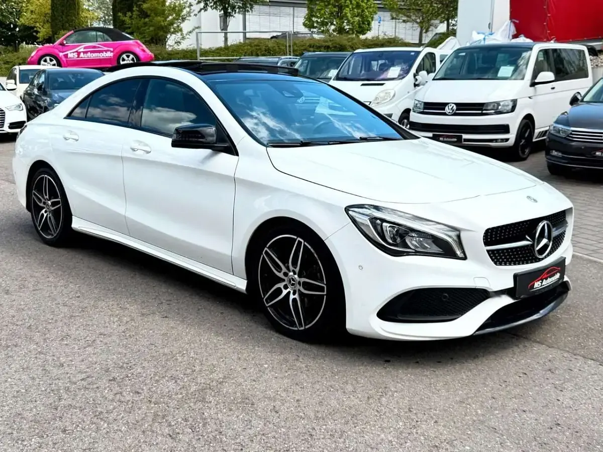 Gebraucht Mercedes CLA200 AMG line 156 PS (114 kW) 2018 Weiß Coupé