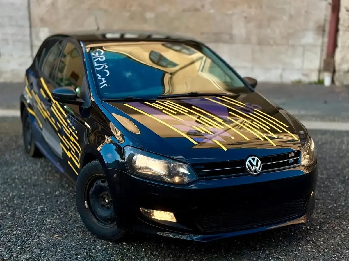 Gebraucht VW Polo 75 PS (55 kW) 2010 Schwarz Kleinwagen