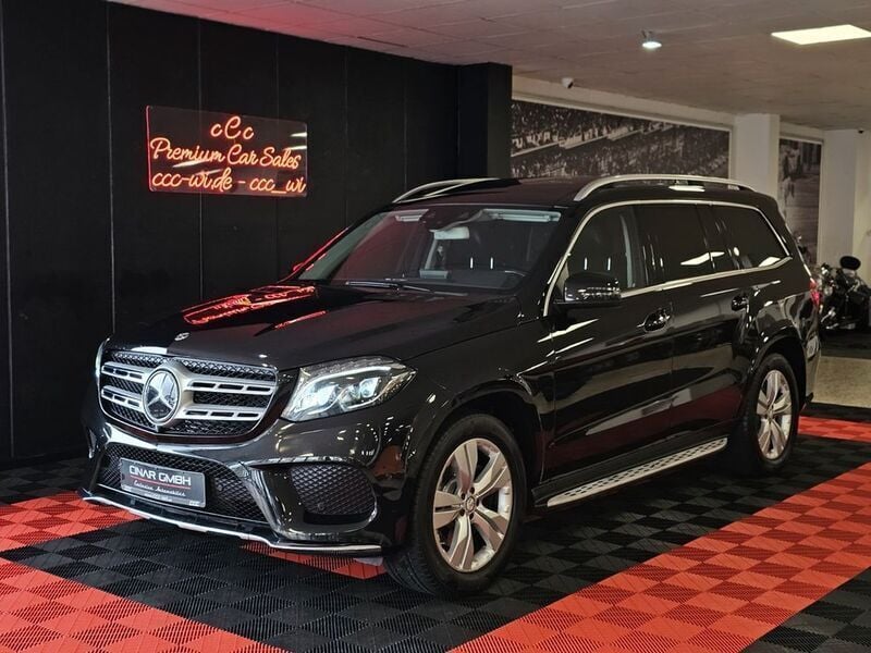Schwarz Gebraucht 2018 Mercedes GLS350 AMG line SUV | 36.700 € (Superpreis) - Bild 1/4