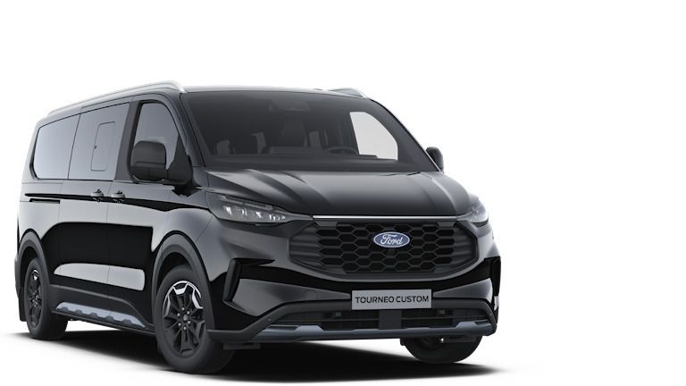 Agate black metallic Neu 2024 Ford Tourneo Custom Active | 66.062 € (Etwas zu teuer) - Bild 1/1