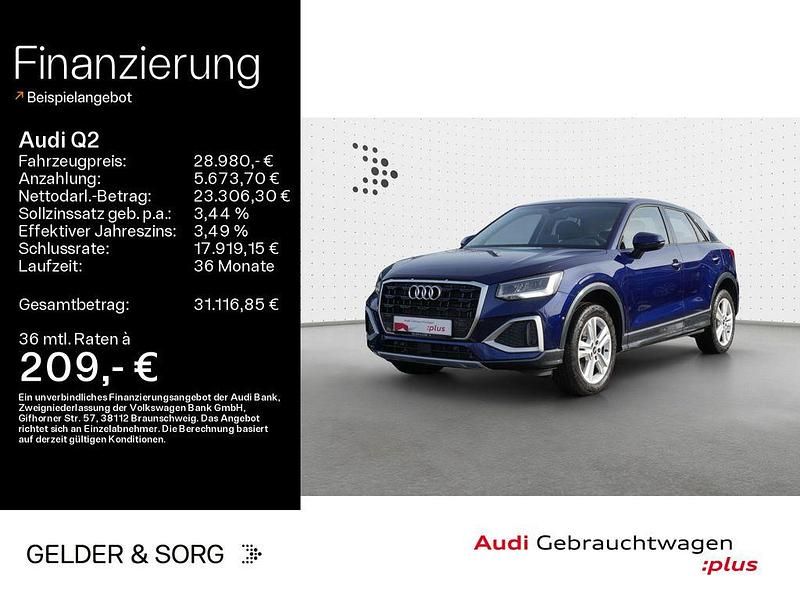Gebraucht Audi Q2 Advanced 150 PS (110 kW) 2024 Navarrablau metallic SUV
