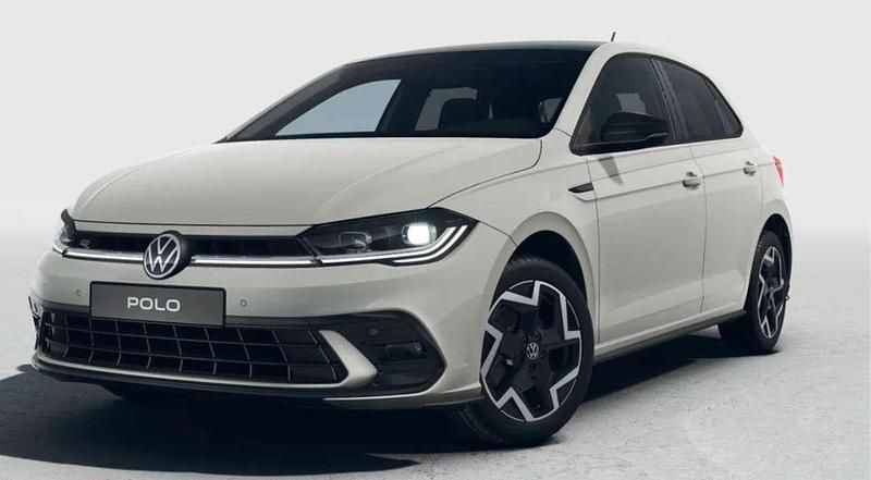 Grau (ascotgrau / schwarz) Neu 2025 VW Polo R-line Limousine | 31.490 € (Etwas zu teuer) - Bild 1/4