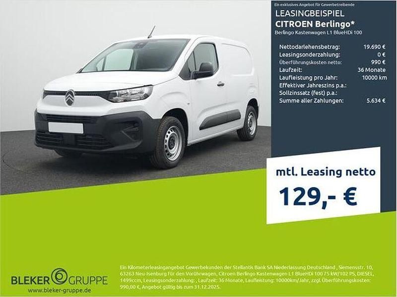 Andere Gebraucht 2024 Citroën Berlingo Van / Kleinbus | 19.690 € (Guter Preis) - Bild 1/3