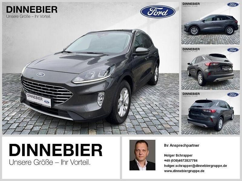 Grau (metallic) Gebraucht 2021 Ford Kuga Titanium SUV | 22.990 € (Superpreis) - Bild 1/4
