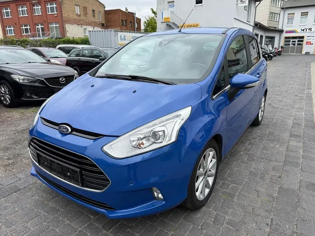 Gebraucht Ford B-MAX Titanium 125 PS (91 kW) 2015 Blau Van / Kleinbus