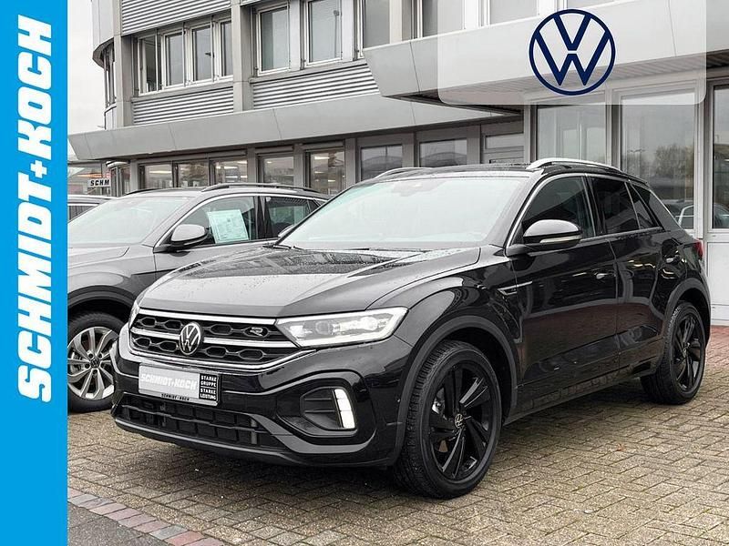Schwarz Gebraucht 2022 VW T-Roc R-line SUV | 27.695 € (Fairer Preis) - Bild 1/4