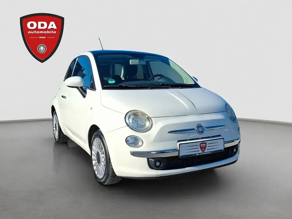 Gebraucht Fiat 500 Lounge 86 PS (63 kW) 2012 Weiß Kleinwagen