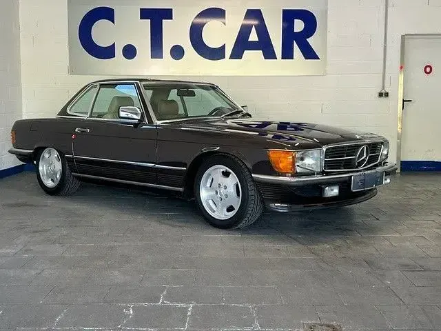 Gebraucht Mercedes SL420 204 PS (150 kW) 1989 Braun Cabrio