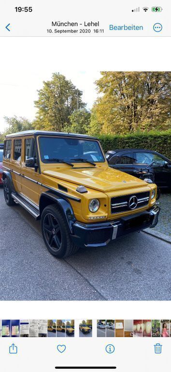 Gelb Gebraucht 2015 Mercedes G63 AMG AMG SUV | 123.000 € - Bild 1/4