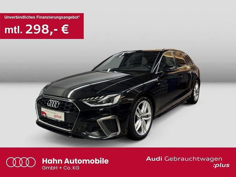 Mythosschwarz metallic Gebraucht 2022 Audi A4 S-Line Kombi | 29.960 € (Fairer Preis) - Bild 1/3