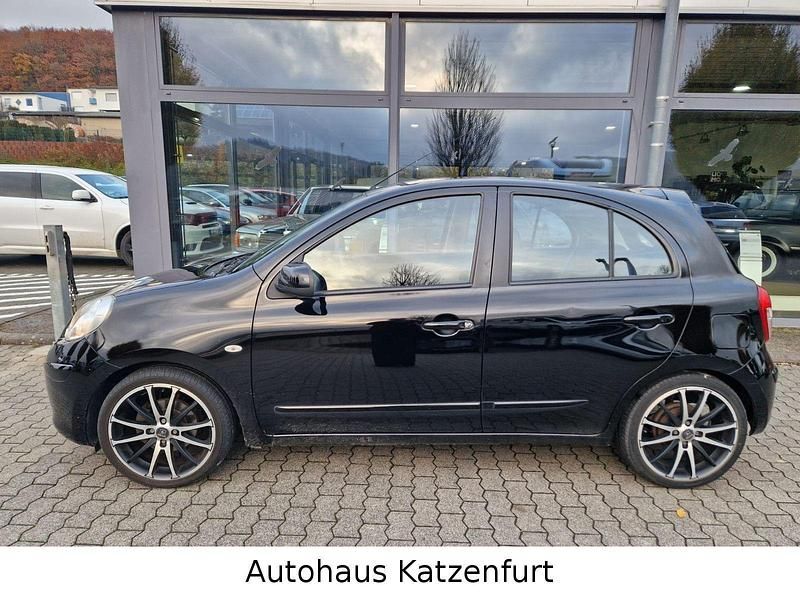 Gebraucht Nissan Micra Acenta 80 PS (58 kW) 2011 Schwarz Kleinwagen