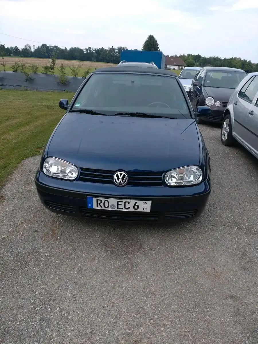 Gebraucht VW Golf Cabriolet 75 PS (55 kW) 1998 Blau Cabrio