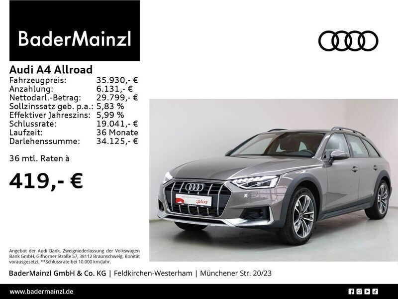 Terragrau metallic Gebraucht 2022 Audi A4 Allroad Ambiente Kombi | 36.930 € (Fairer Preis) - Bild 1/4