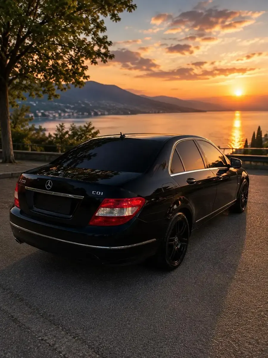 Gebraucht Mercedes C220 170 PS (125 kW) 2008 Schwarz Limousine
