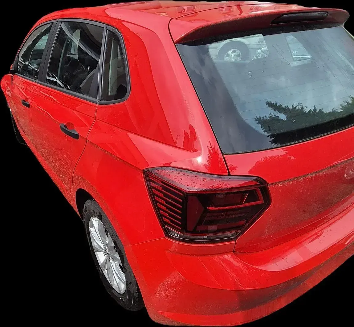 Gebraucht VW Polo Trendline 65 PS (47 kW) 2019 Rot Kleinwagen