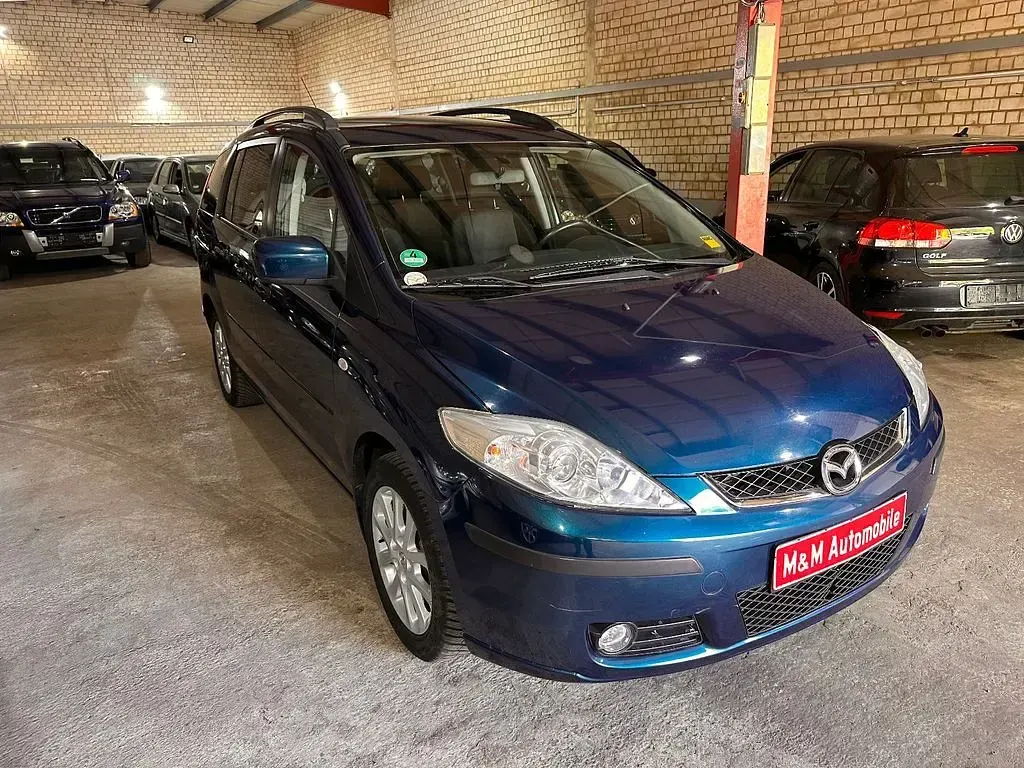 Gebraucht Mazda 5 Exclusive 116 PS (85 kW) 2006 Blau Van / Kleinbus