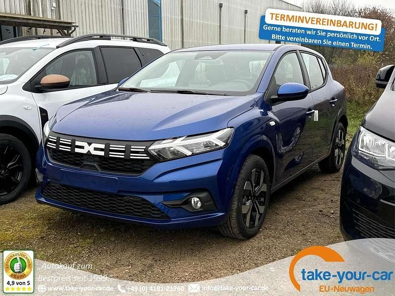Iron blau metallic Neu 2025 Dacia Sandero Expression Limousine | 16.980 € - Bild 1/4