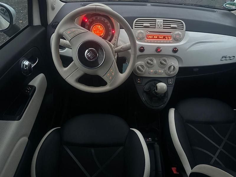 Gebraucht Fiat 500 Lounge 101 PS (74 kW) 2009 Weiß Kleinwagen
