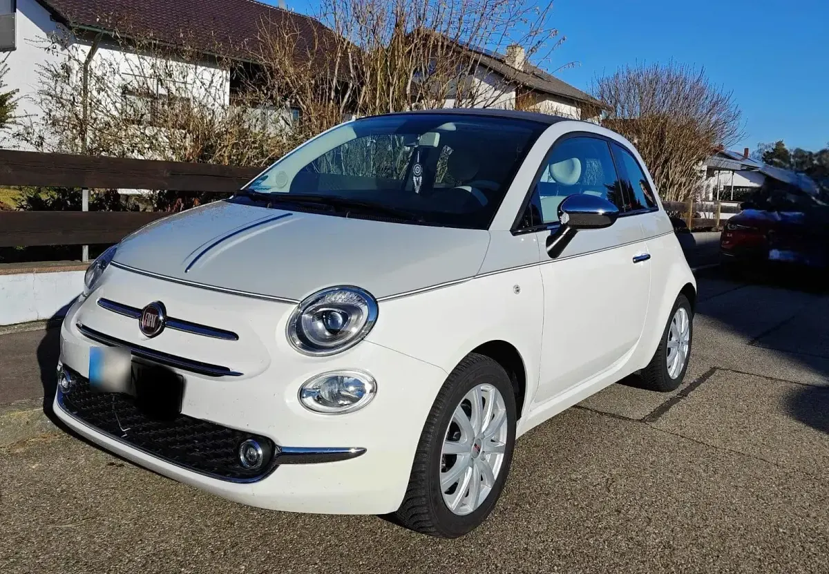 Gebraucht Fiat 500C Collezione 63 PS (46 kW) 2018 Weiß Cabrio