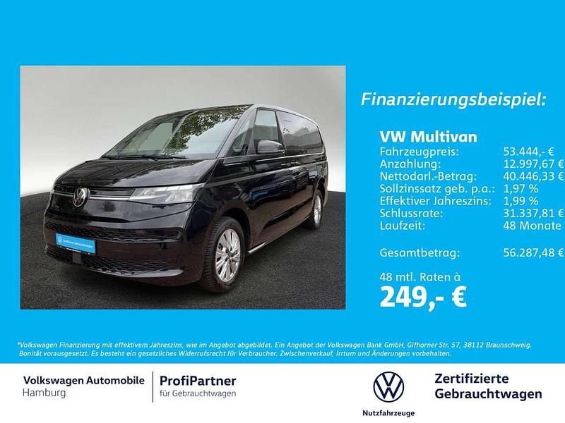 2t deep black perleffekt Gebraucht 2025 VW T7 Life Van | 53.444 € (Fairer Preis) - Bild 1/4