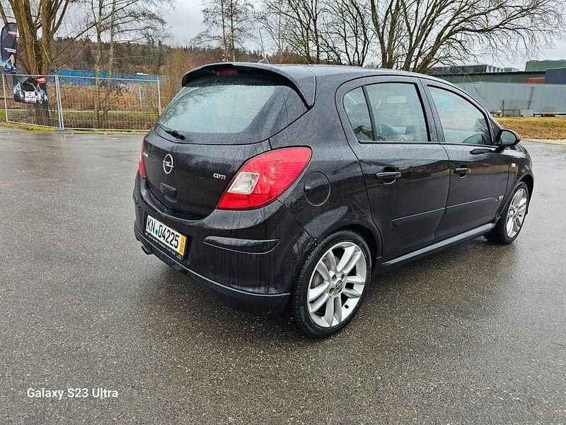 Gebraucht Opel Corsa Edition 90 PS (66 kW) 2007 Schwarz Kleinwagen
