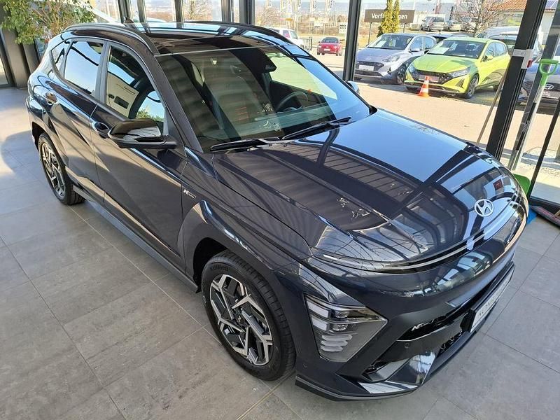 Gebraucht Hyundai Kona N Line 129 PS (94 kW) 2025 Blau SUV